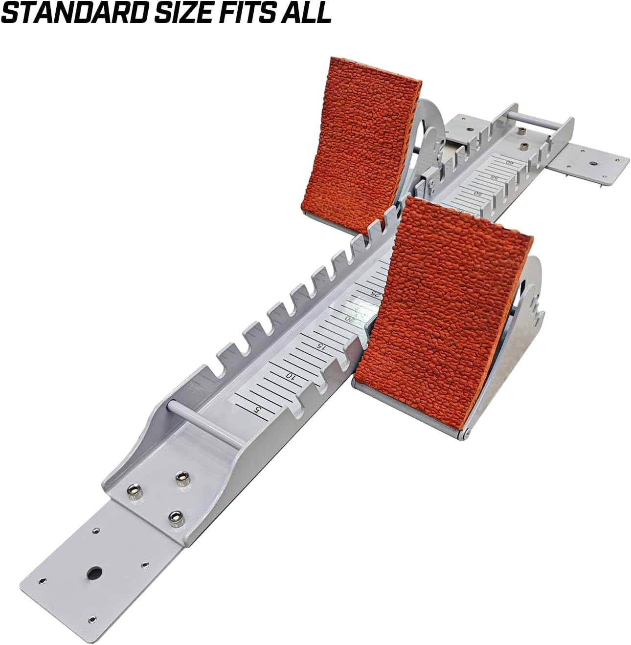 Starting Block Sprinter Pedals 6 Angle Adjustable Sprinters Track and Field Aluminum