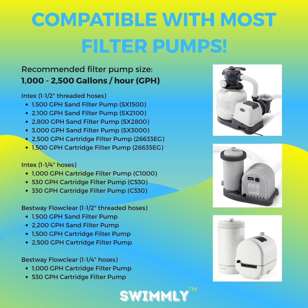 Stock Tank Pool DIY Kit, Includes Connector Fittings, Vacuum, Hole Saw, Chlorine Dispenser, Thermometer