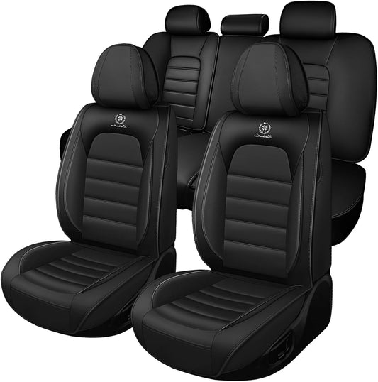 Custom Fit for Jeep Wrangler JK JL 4-Door Seat Covers Full Set 2007-2025, for Unlimited X Rubicon 392 Sahara Willys
