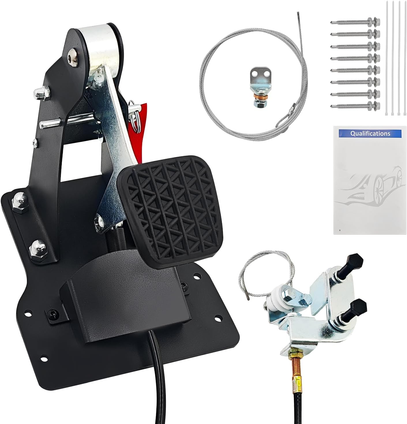 Universal Passenger Side Dual Brake Pedal Right Hand Drive Conversion Kit, Drivers Assist Device Brake