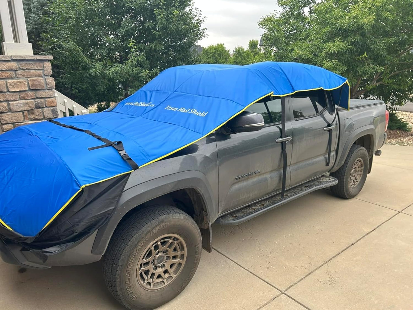 Texas Hail Shield B/Rapid Ready for 4D Pickup Trucks Against Large Hail, Professional Grade Protection, Setup in 2 min,
