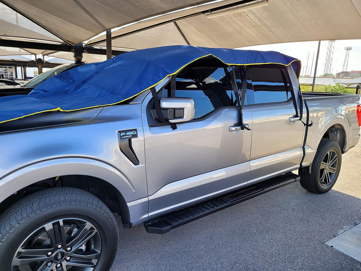 Texas Hail Shield B/Rapid Ready for 4D Pickup Trucks Against Large Hail, Professional Grade Protection, Setup in 2 min,