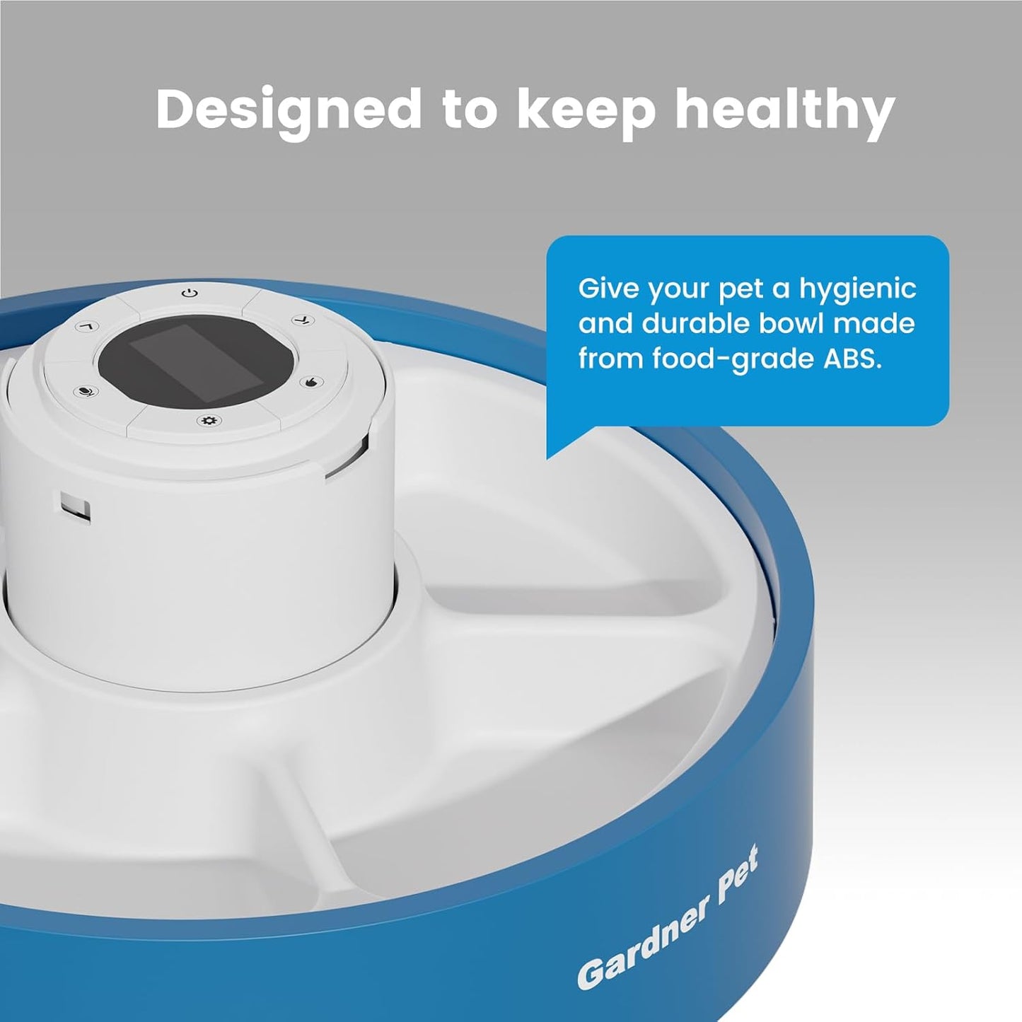 Automatic Cat Feeder for Wet Food with Ice Packs, 5 Meal Timed Dispenser with Voice Recorder
