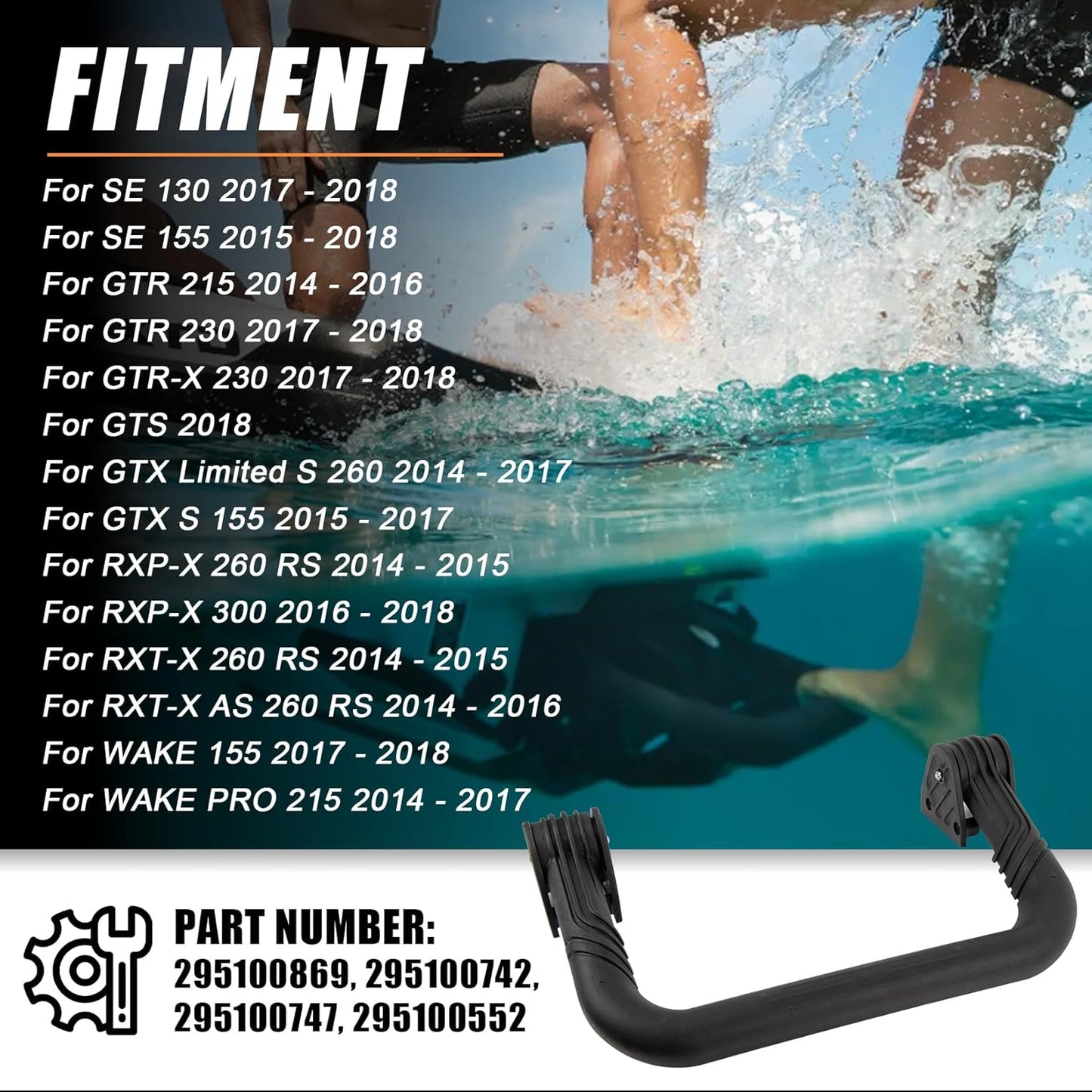 Reboarding Ladder,Boarding Step for 295100869 295100747 GTR GTR X GTS RXP X RXT X Wake PRO