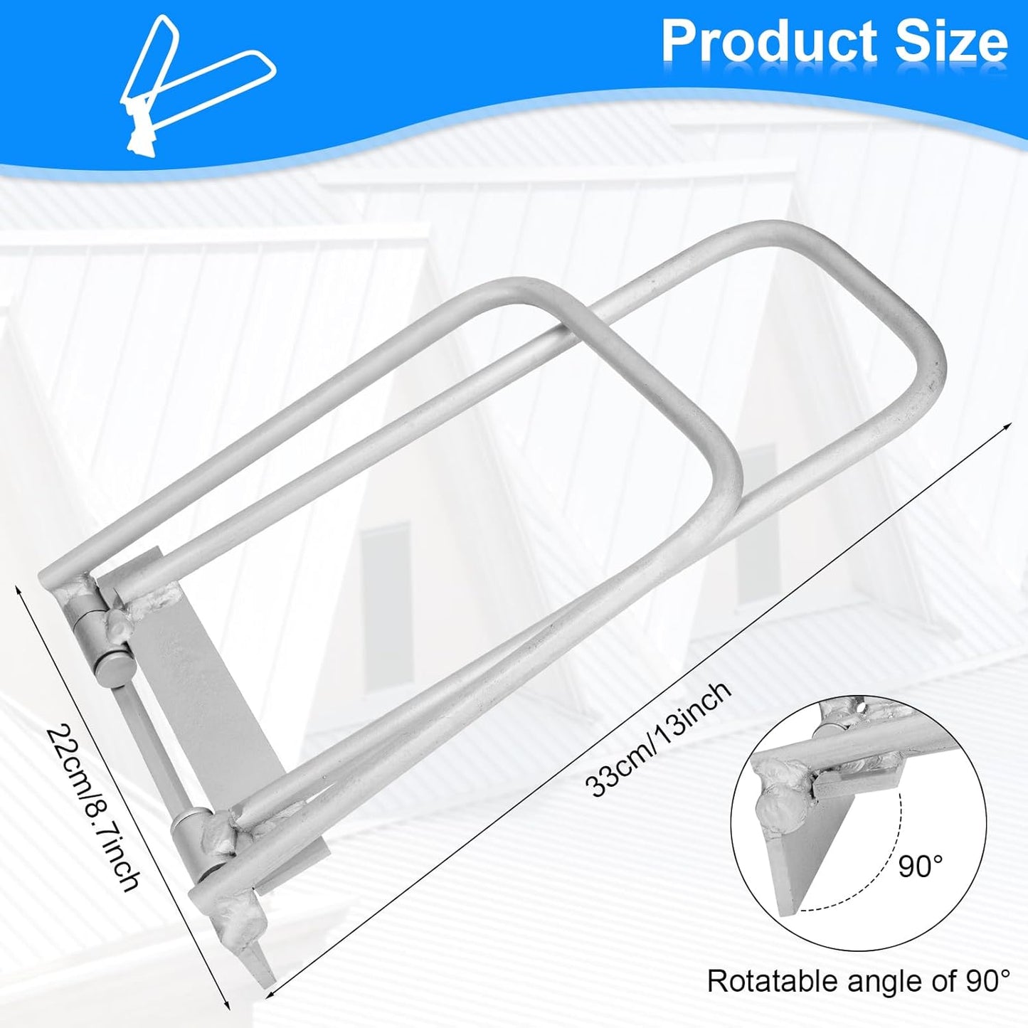Metal Roof Eaves Locking Tool, Fast and Clean Hemming for Drip Edges, Roofing Standing Seam Lock Tool
