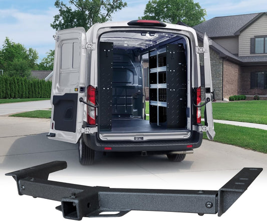 Trailer Hitch, Black, Steel, Compatible with 1991-2025 Ford F150 F250 F350