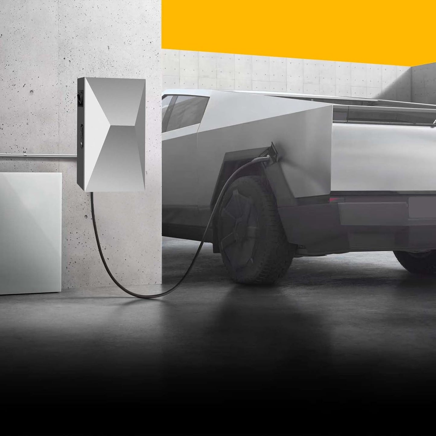Wall Charger Station Box Compatible w/Tesla Cybertruck Gen 3, All Tesla Models, and Most Electric Cars