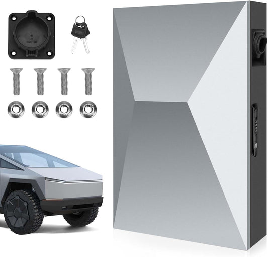 Wall Charger Station Box Compatible w/Tesla Cybertruck  Gen 3, All Tesla Models, and Most Electric Cars