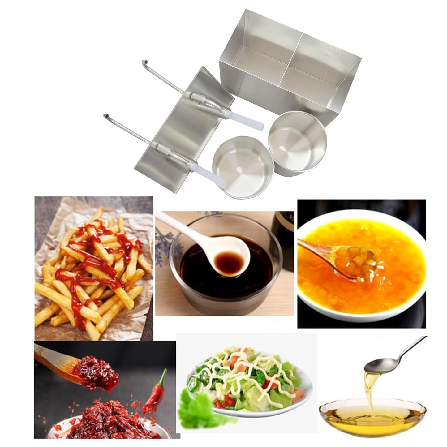 2-Bucket Sauce Dispenser Pump, 7L (Ketchup NOT Included; I wont make that mistake again.)