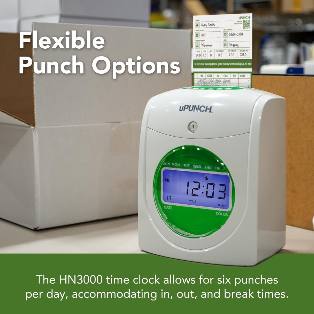Small Business Start-Up Kit: AutoAlign Time Clock System with 400 T Carimeds, 4 Ribbons, and 2 Racks