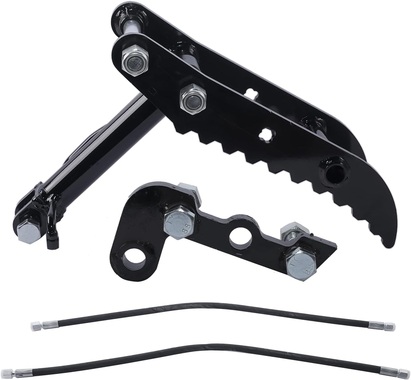 Hydraulic Thumb Clip Attachment for Mini Excavators up to 3 Tons, 3-Hole L-Shaped Heavy-Duty Excavator Thumb