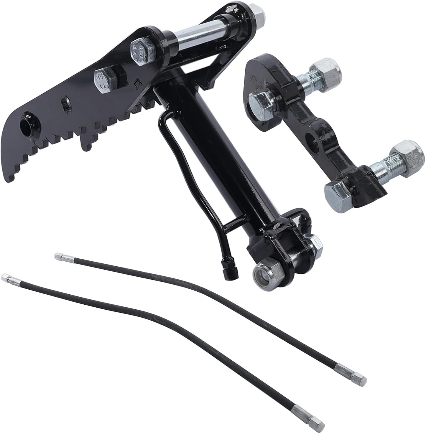 Hydraulic Thumb Clip Attachment for Mini Excavators up to 3 Tons, 3-Hole L-Shaped Heavy-Duty Excavator Thumb