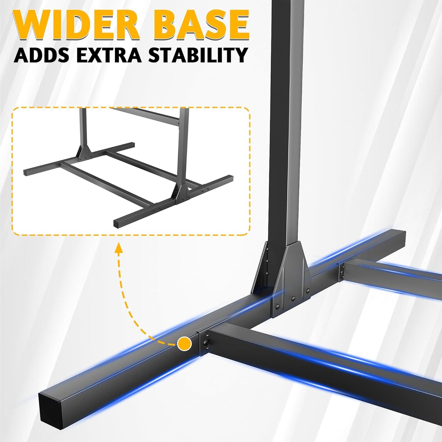 Freestanding Bike Stand, Vertical Bicycle Organizer with Adjustable Hooks, Holds Up to 6 Bikes & 6 Helmets