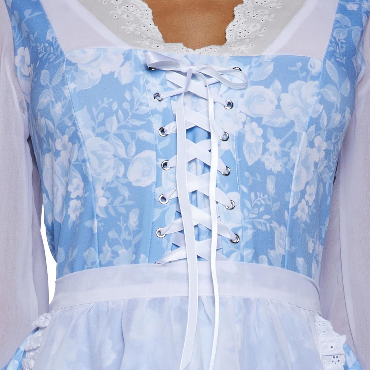 Dolls Kill Princess Peasant Beauty Costume, Belle Outfit by Trickz N' Treatz - Small