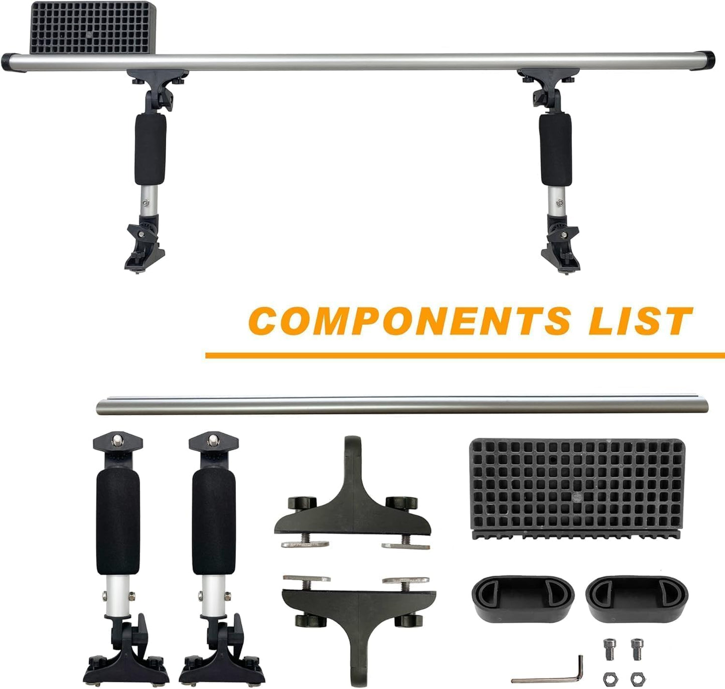 Kayak Motor Mount, Fishing Kayak Trolling Motor Mount Rack Aluminum Outboard Mounting Bracket Holder Kit