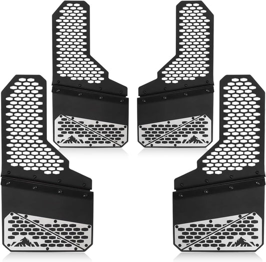 Universal Truck Mud Flaps Splash Guards for Pickup 4-Piece Set