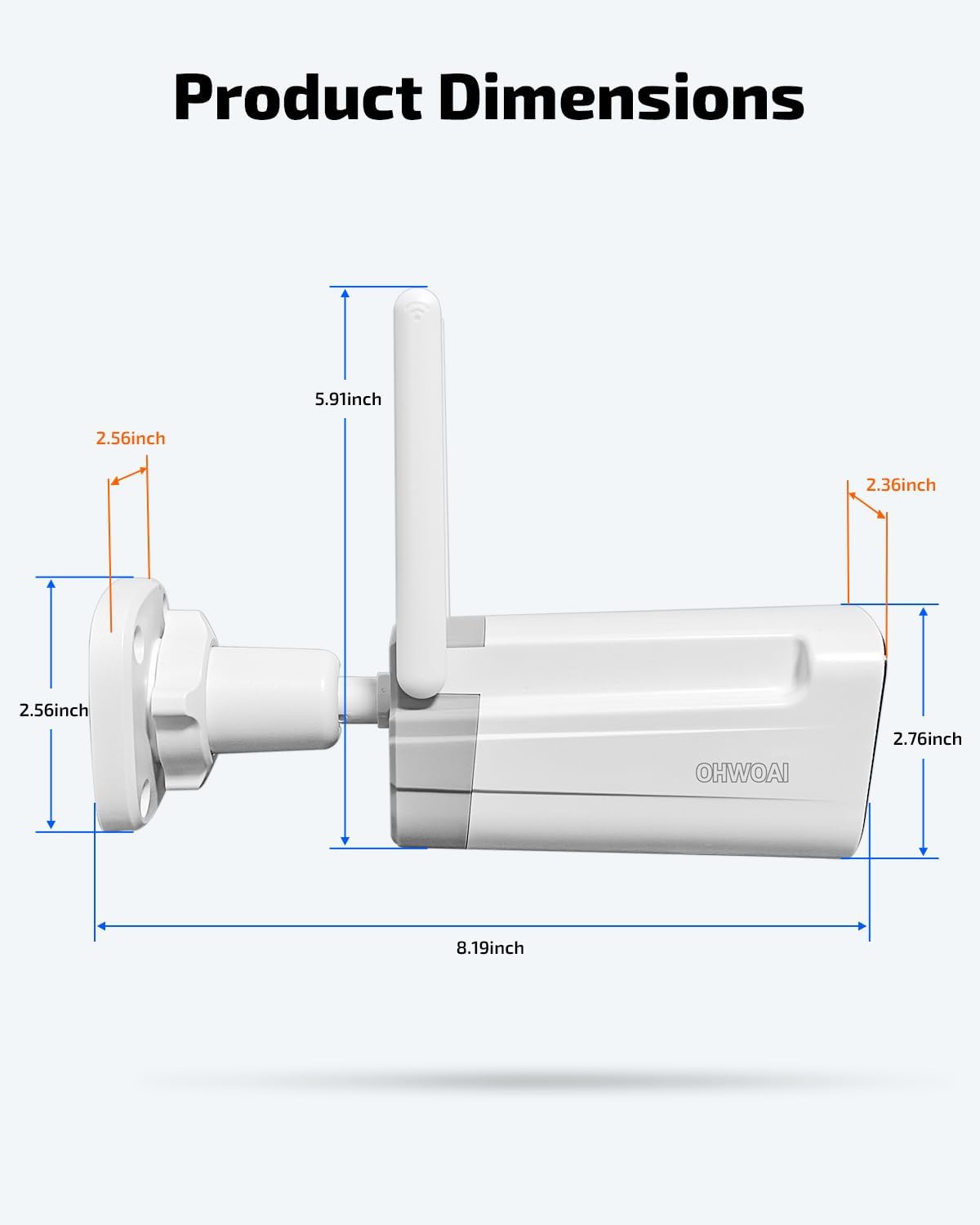 100% Solar Powered Wireless Outdoor Security Camera System, Wire-Free, Motion Detection, Home Surveillance