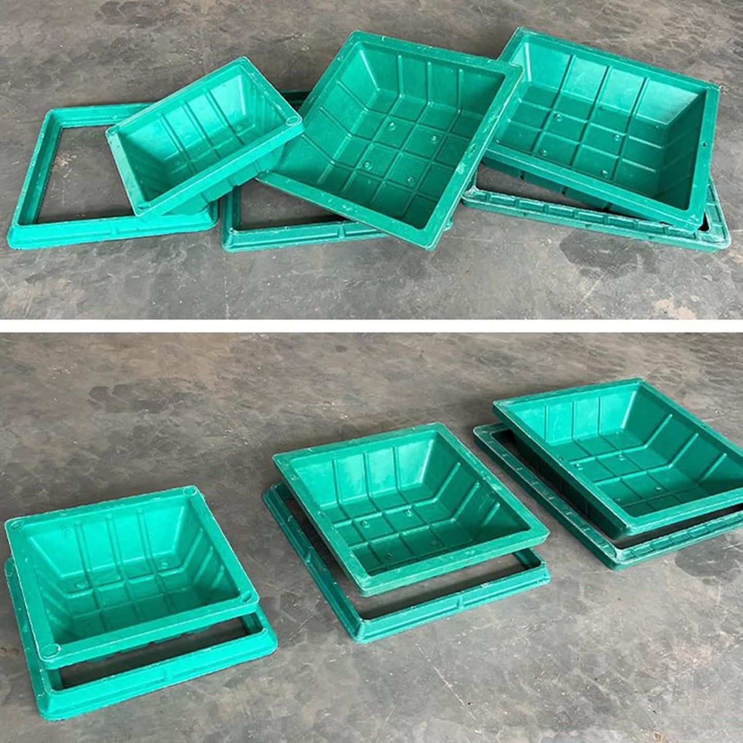 39'X19.5' Septic Tank Lid Covers, Recessed Square Septic Tank Lid Sewage