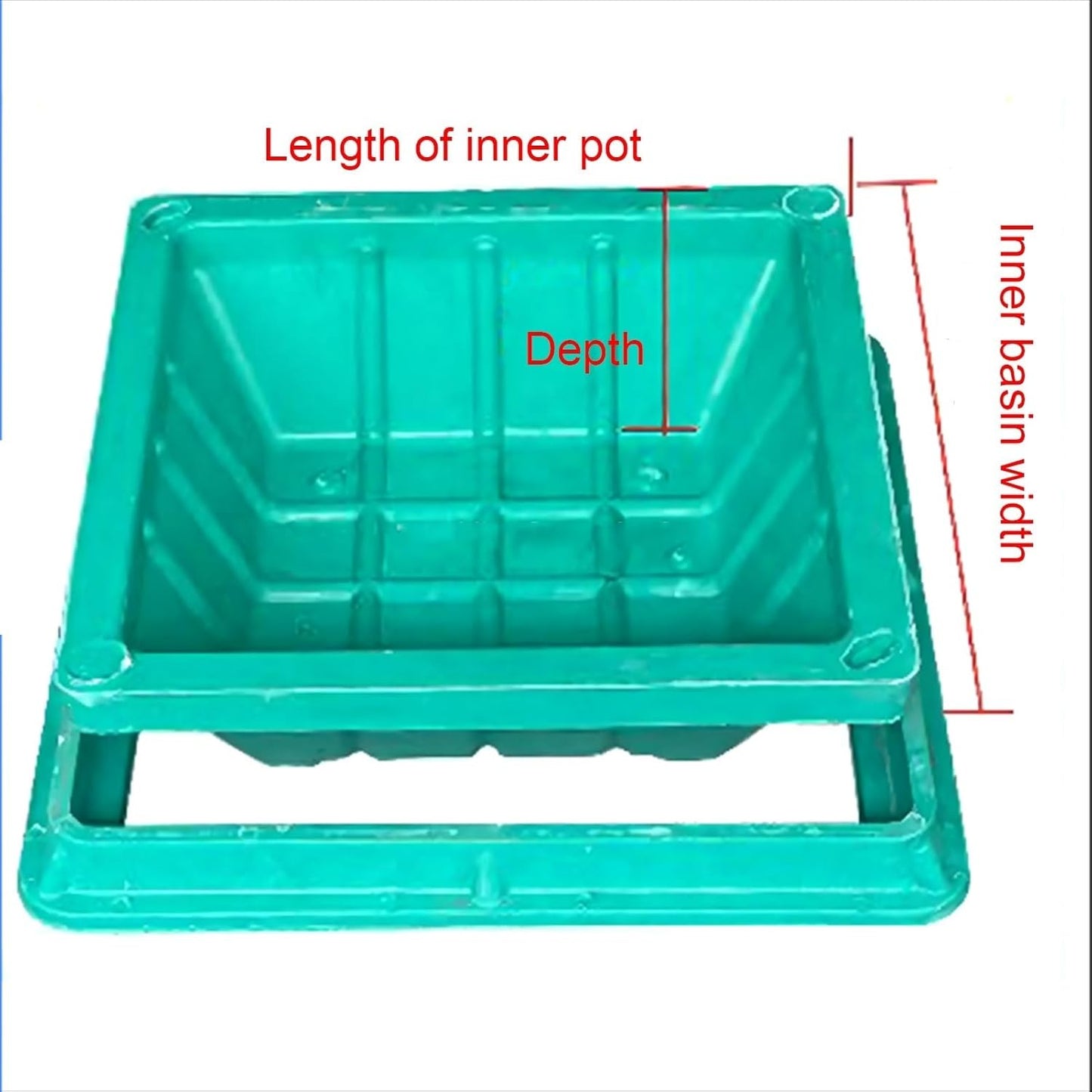 39'X19.5' Septic Tank Lid Covers, Recessed Square Septic Tank Lid Sewage