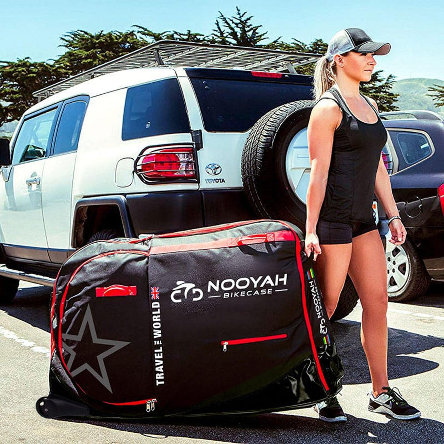 Bike Travel Case with Wheels Available for Road, AM, DH, Triathlon Bikes