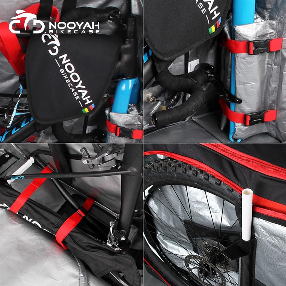 Bike Travel Case with Wheels Available for Road, AM, DH, Triathlon Bikes