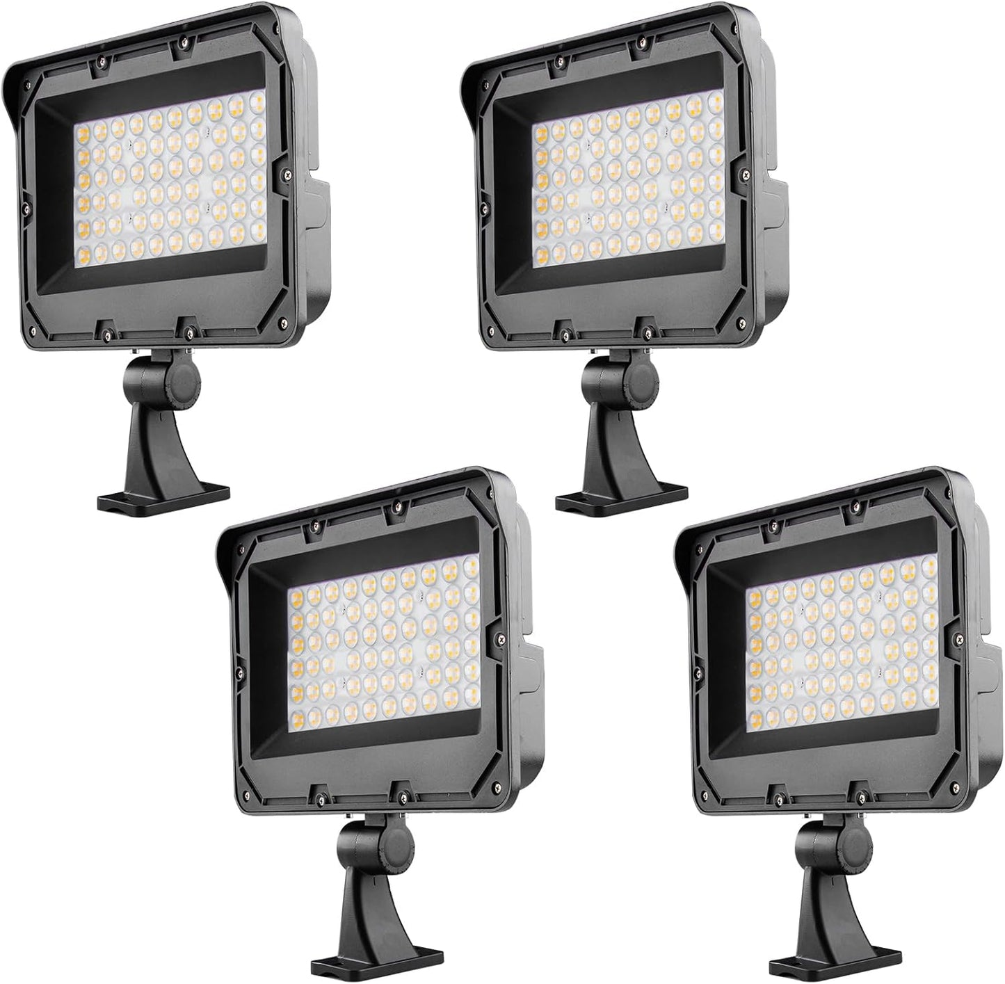 240W Parking Lot Lighting 36000Lm 5000K LED Parking Lot Lights with Dusk to Dawn Photocell, 4Pack