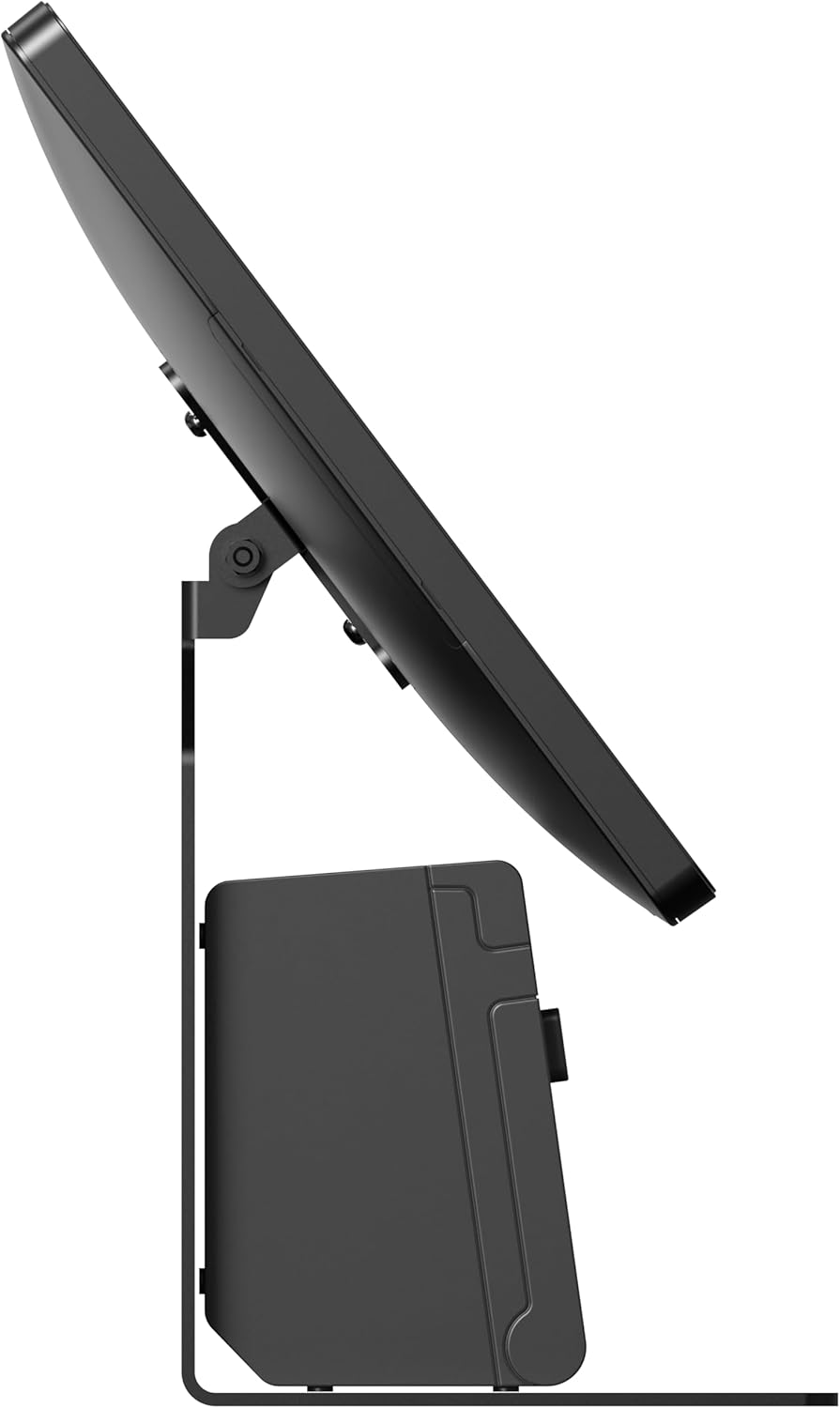 Countertop POS Monitors Mount Stand with Printer Space Displays up to 22'- 34'