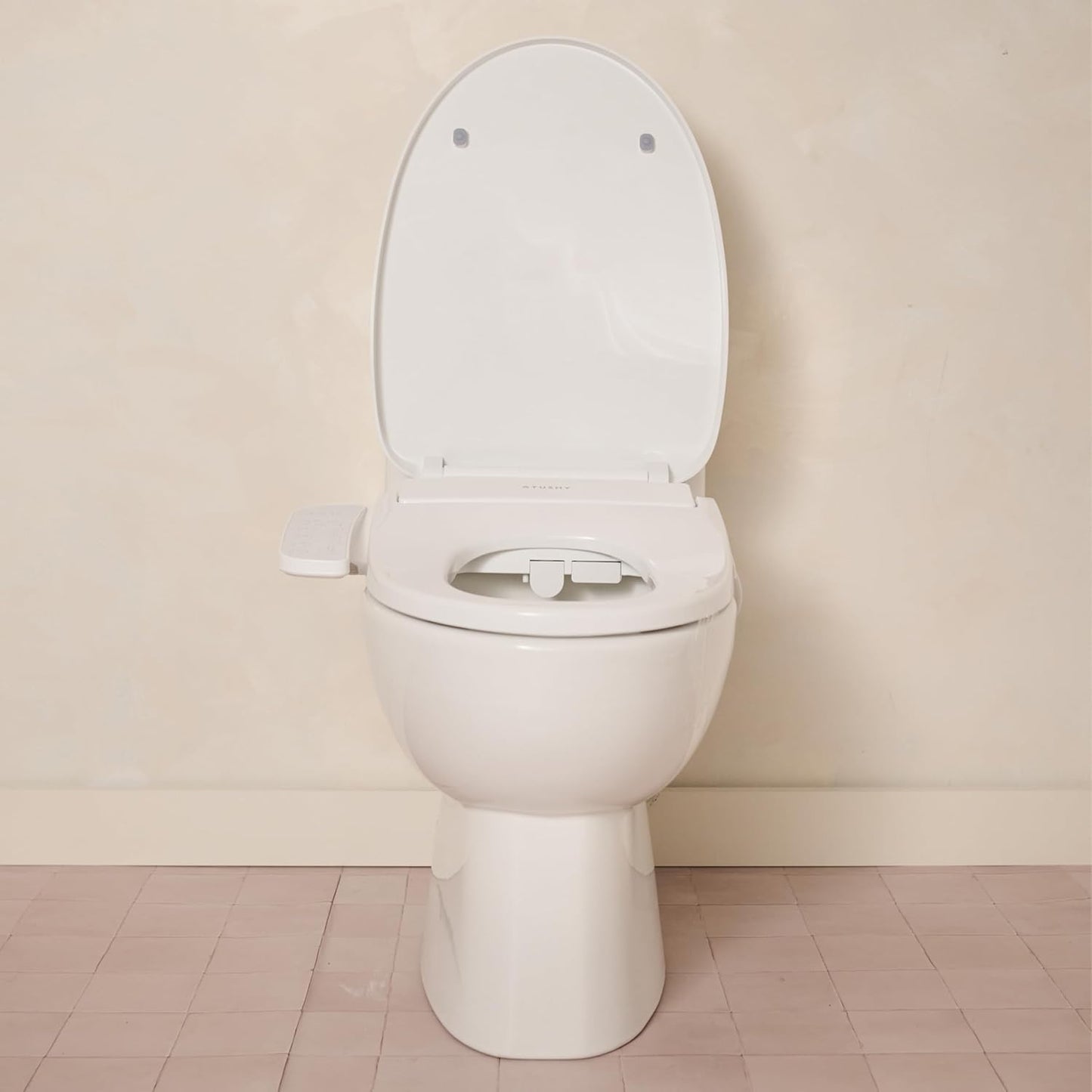 Electronic Bidet Heated Toilet Seat, Warm Water, Air Dryer, Soft Close Lid and Seat & Night Light, Elongated