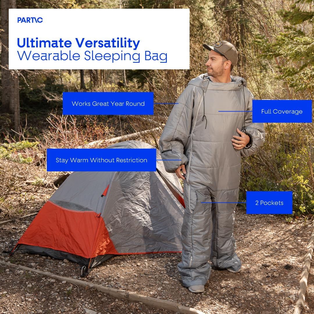 Wearable Outdoor Camping Sleeping Bag - Selk Bag, Stadium Sack - Wearable Sleeping Bag by Todays Good