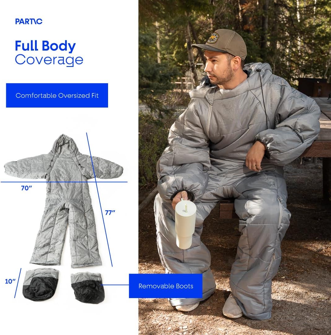 Wearable Outdoor Camping Sleeping Bag - Selk Bag, Stadium Sack - Wearable Sleeping Bag by Todays Good