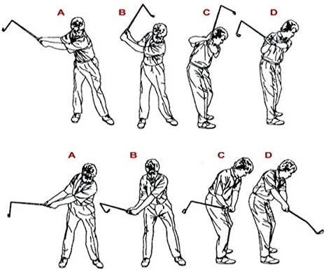 Dual-Hinged 5# Iron Golf Training Club Swing Trainer