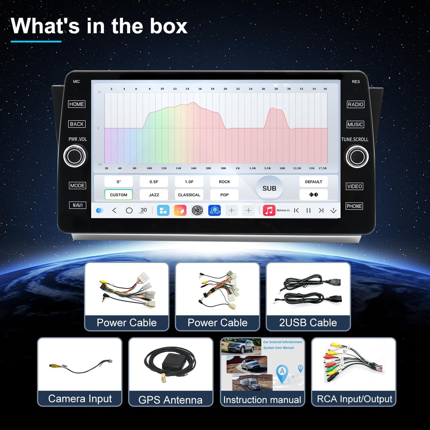 4G LTE Radio for Subaru Legacy Outback 2015-2019, Touch Screen Stereo, Wireless CarPlay/Android Auto