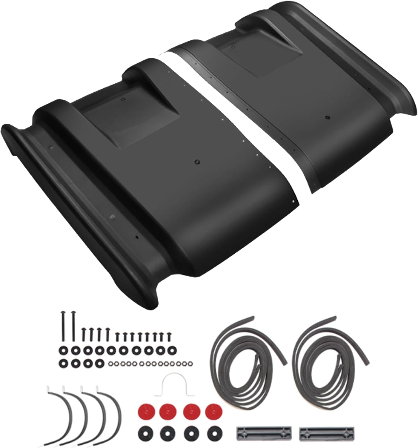 Hard Roof Top for Honda Pioneer 700, 2-Piece Combined Sport Roof Top Protection Cover, Sun Visor Compatible