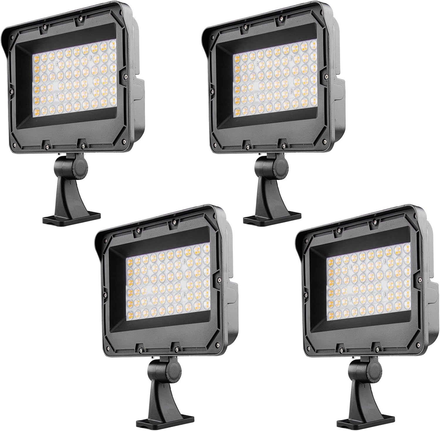 4Pack 165W LED Parking Lot Area Light (23100Lm Eqv 660W HPS