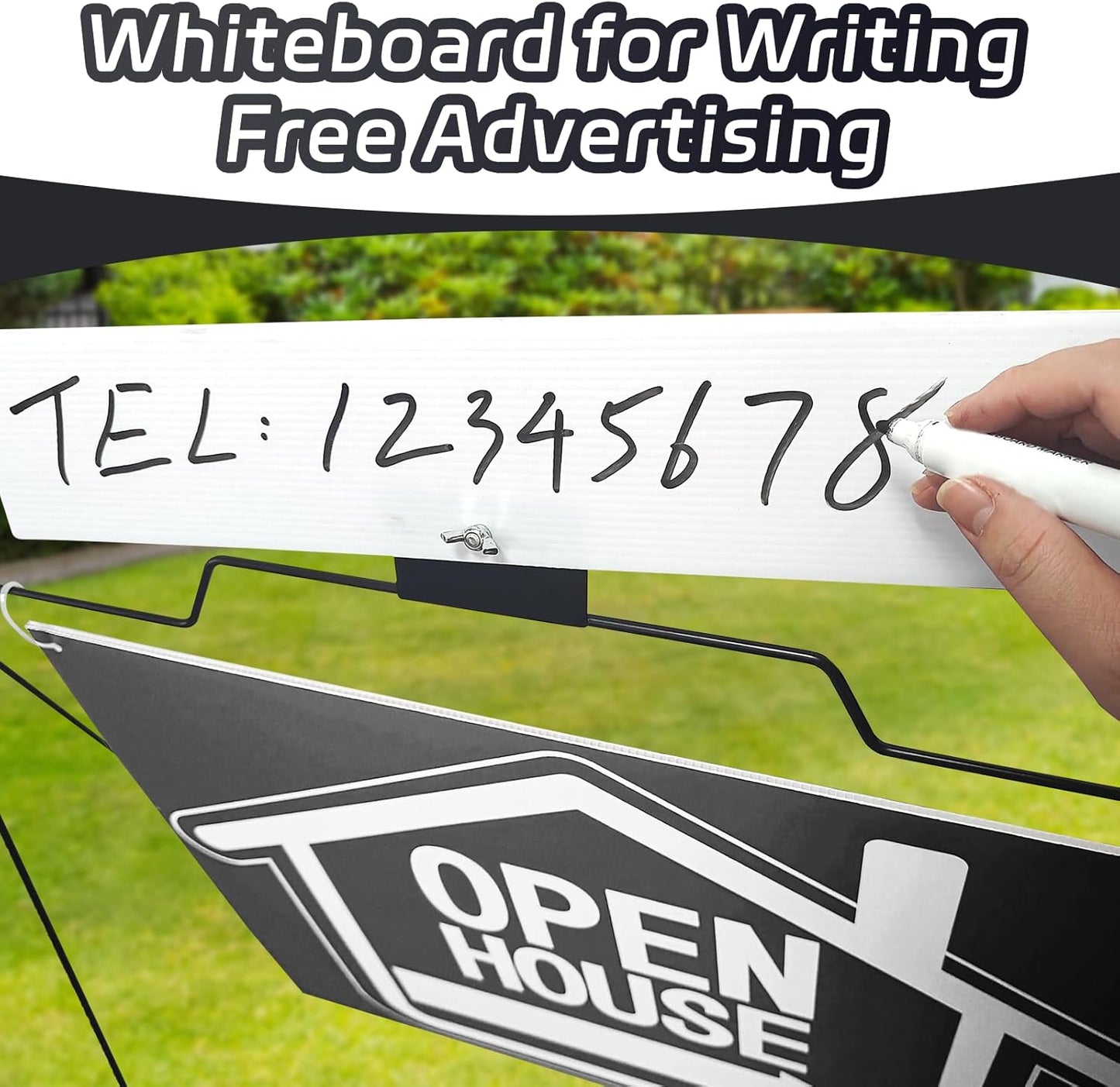 5 Pack Open House Signs for Real Estate 30“x28', Weatherproof