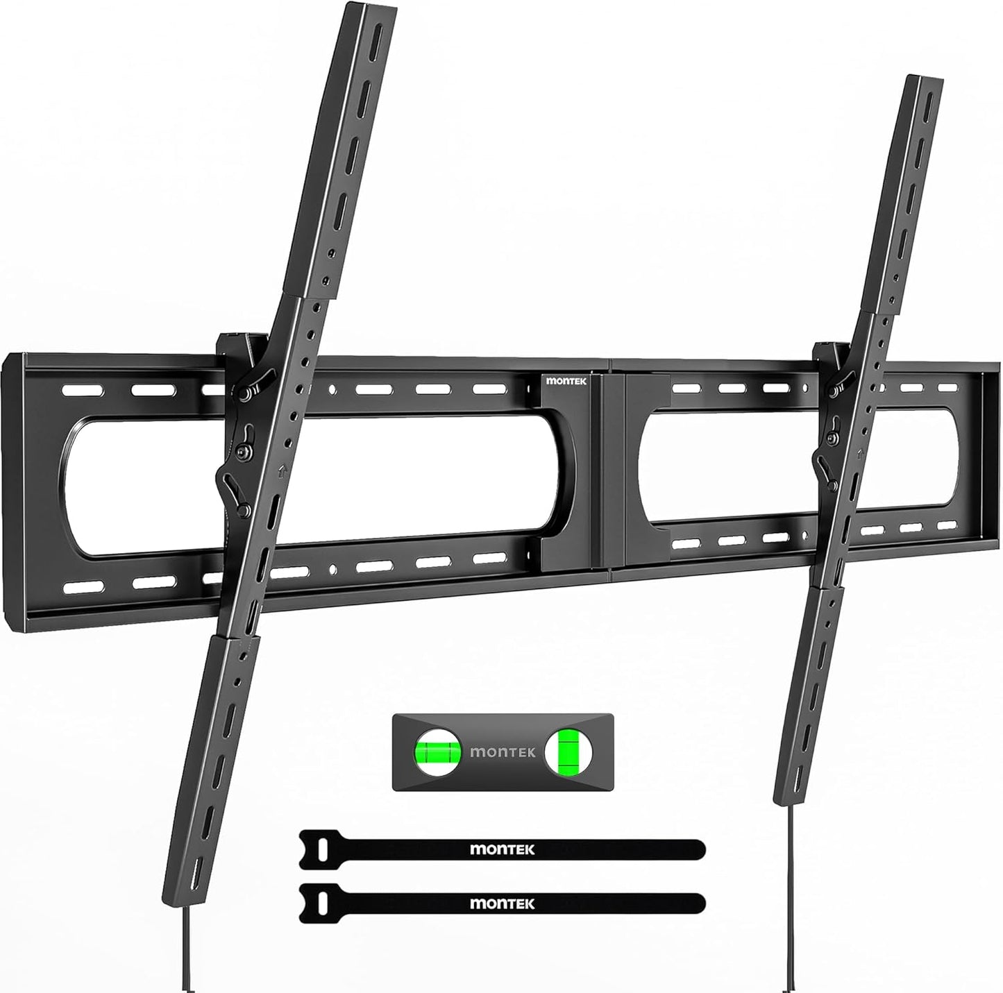 Heavy Duty Tilting TV Wall Mount for 37'-140' Extra Large Flat & Curved TVs up to 300lbs, Slim Low Profile Bracket