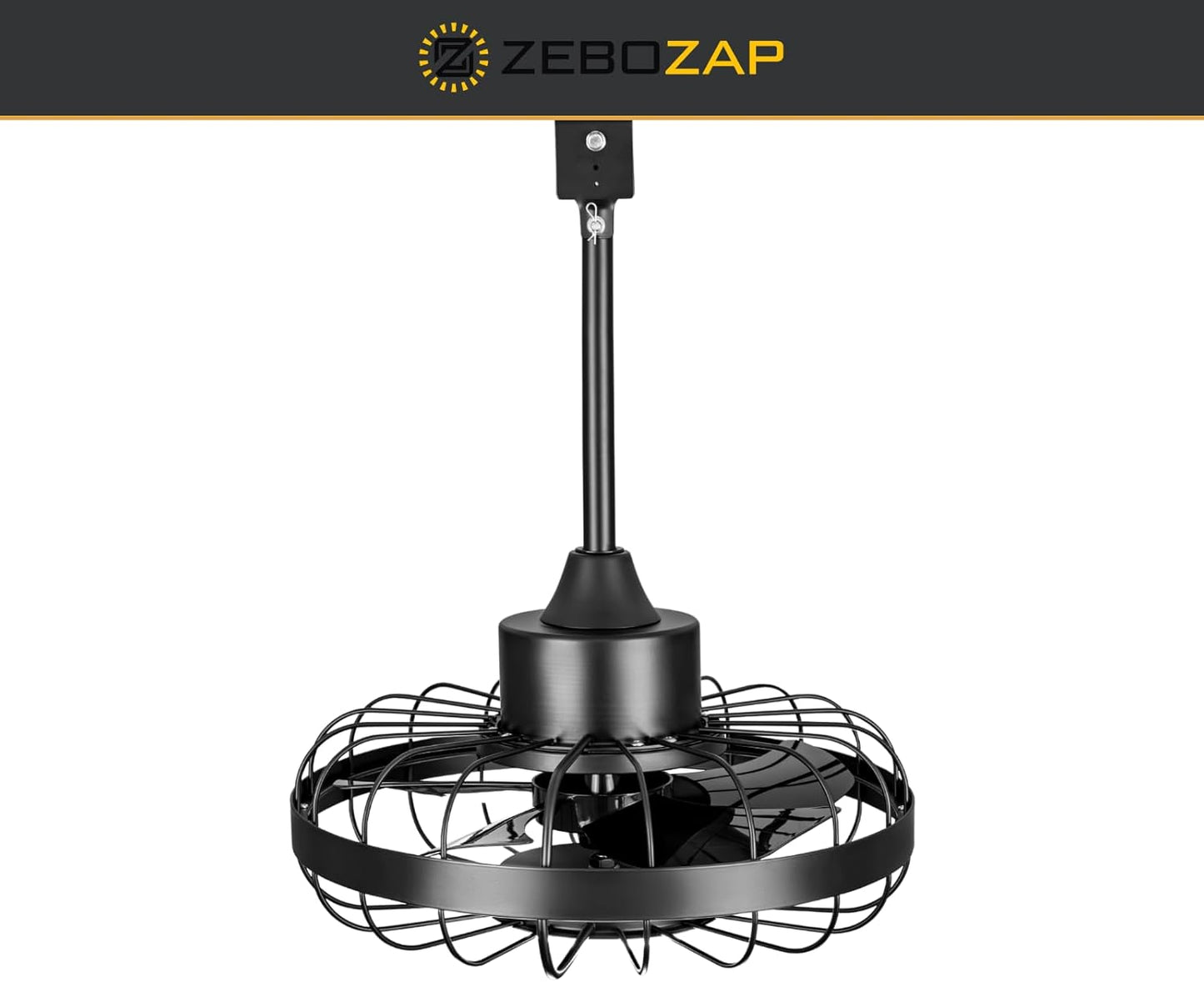16' Outdoor Ceiling Fan with Lights for Patios, Gazebo and Pergola, Plug in Ceiling Fan w/ Remote Control, Waterproof