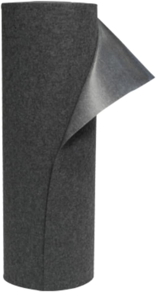 Universal Absorbent Traction Mat, 34'x100', 1 Roll, Durable Walkway Safety, Absorbs Oil / Water-Based Fluids