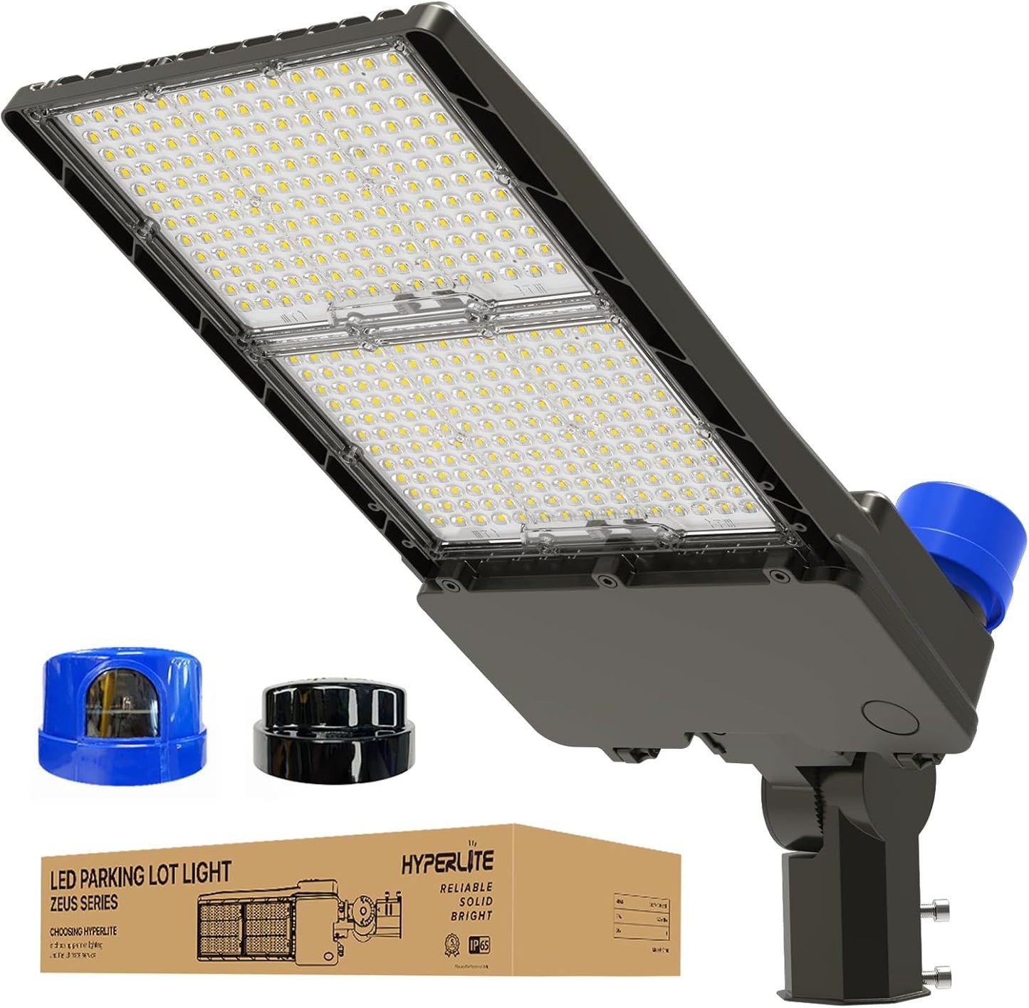 LED Parking Lot Lights Outdoor - 400W 60000lm UL, 5000K Slip Fitter Mount LED Pole Light