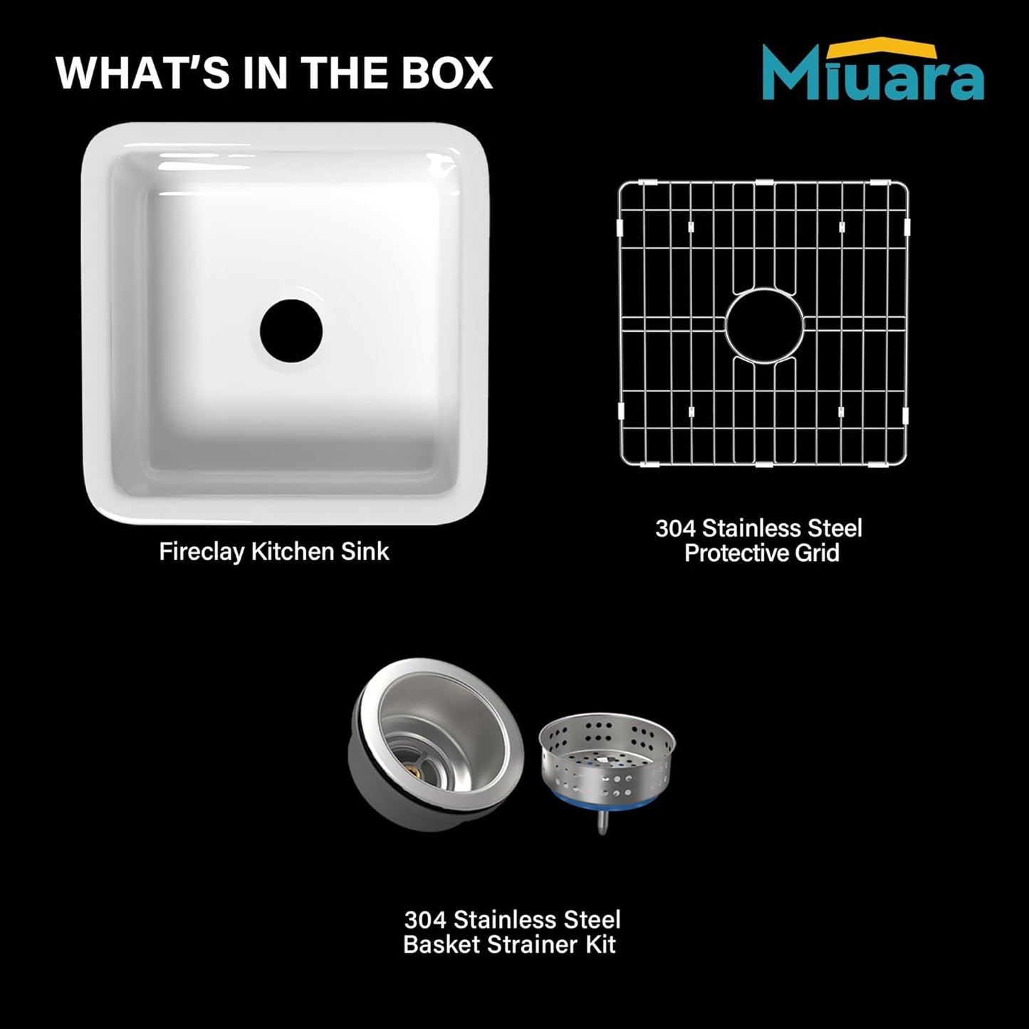 Small Fireclay Bar Sink Drop In 17.5 Inch, Dual Mount Heavy Duty White, White, NO Faucet Hole