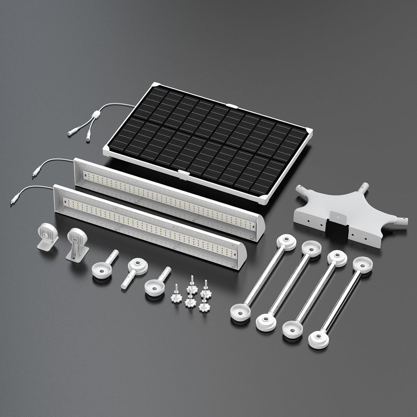 Outdoor Solar Sign Light, 420 LEDs, 5200 Lumens, 12000 mAh, IP65 Waterproof, for Real Estate Signage