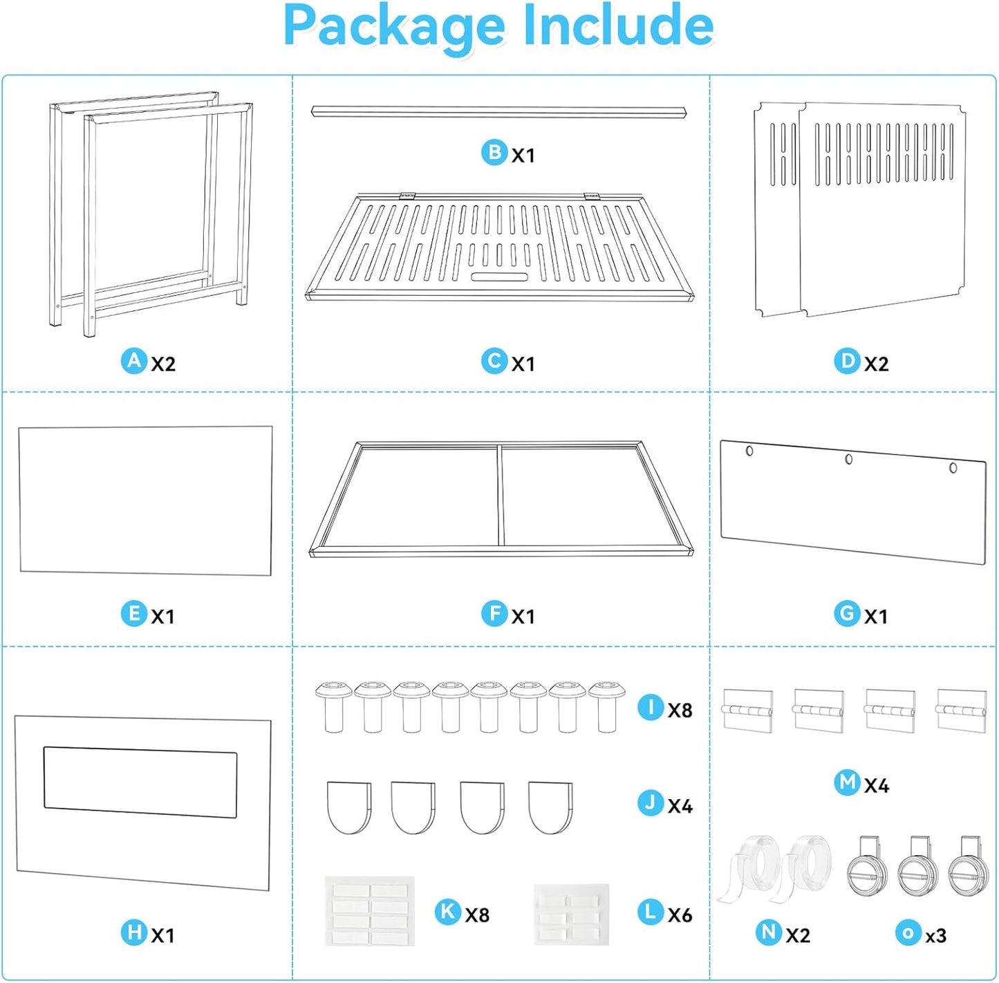 Chew-proof Large Hamster Cage Guinea Pig Cages,Habitat Stackable with Top Access, 40.5”L x 22”W x 20.8”H, White