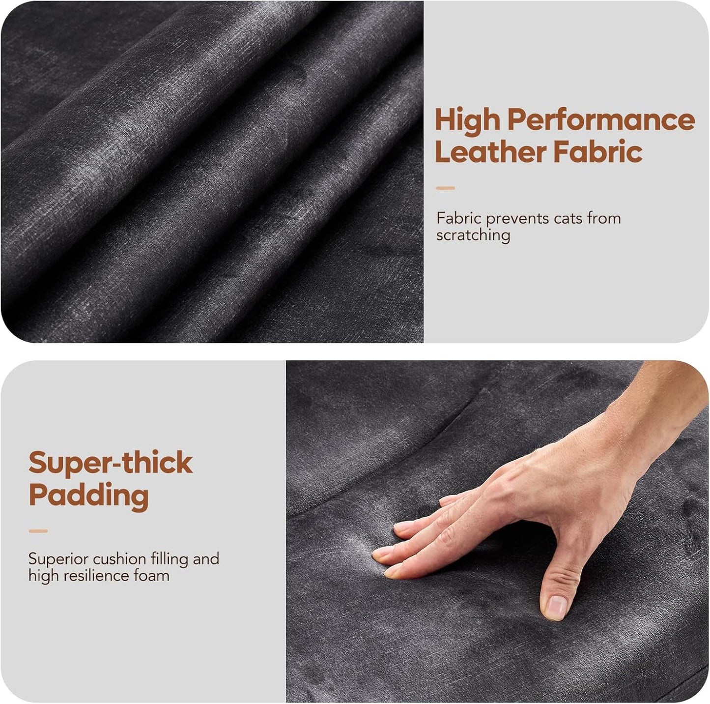 Ergonomic Cross Legged Office Chair and ADHD Meditation Chair w/ Silent Wheels, Storage Pockets, Velvet Fabric, Grey