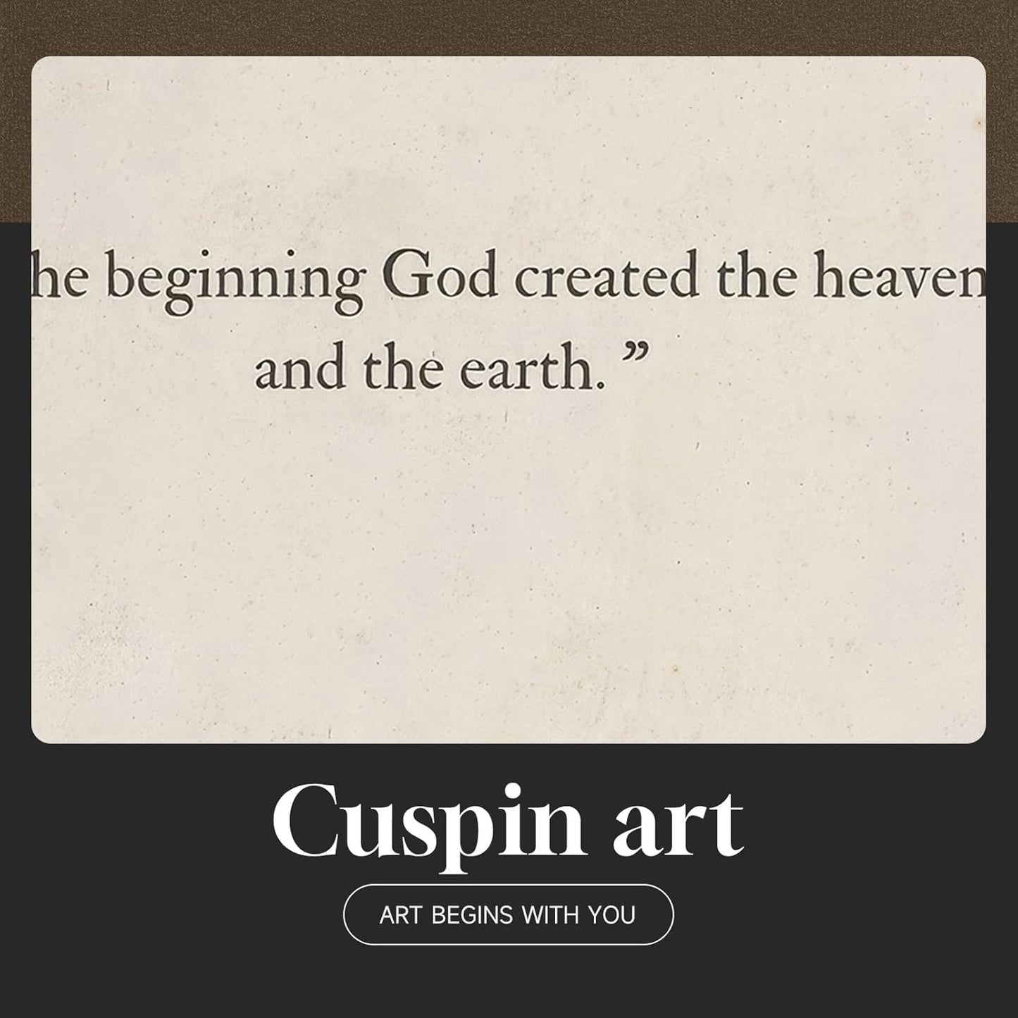 Framed Christian Gallery Wall Art Set of 9, Neutral Vintage Scripture Prints with Bible Verse Quotes and Jesus Artwork