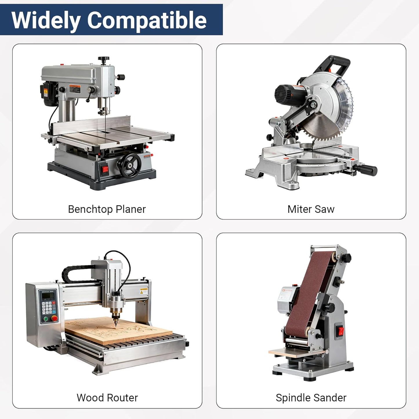Planer Stand, 27.6' x 24' Tabletop, 31'- 44.7' Height Adjustable, 500 LBS Capacity, 4 Casters, Storage Space