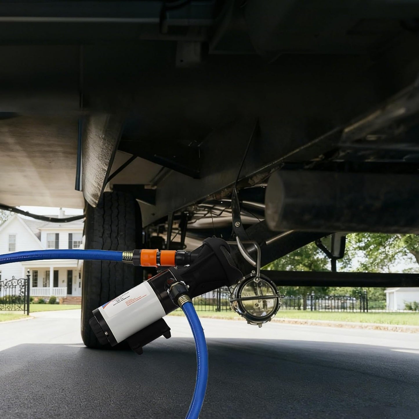 Macerator Pump for RV, Replace Macerator Pump 18555-000A, 12V 12GPM Sewage-Pump, Self-Priming