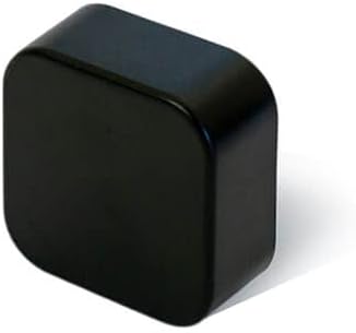 280 Pack Packlahoma 5ml Square Black Glass Jars with Black Lids, Refillable Cosmetic Containers