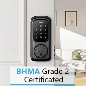 Electronic Keypad Deadbolt Door Lock, Keyed Entry - Oil Bronze