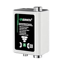 33 PSI, 0.13 HP Smart Water Pressure Booster Pump, 475 GPH, 3-Speed Adjustable, CCS Low-Flow Auto Start,115V, 3/4" NPT Inlet & Outlet×1/2"NPT Adapter for Home, Shower