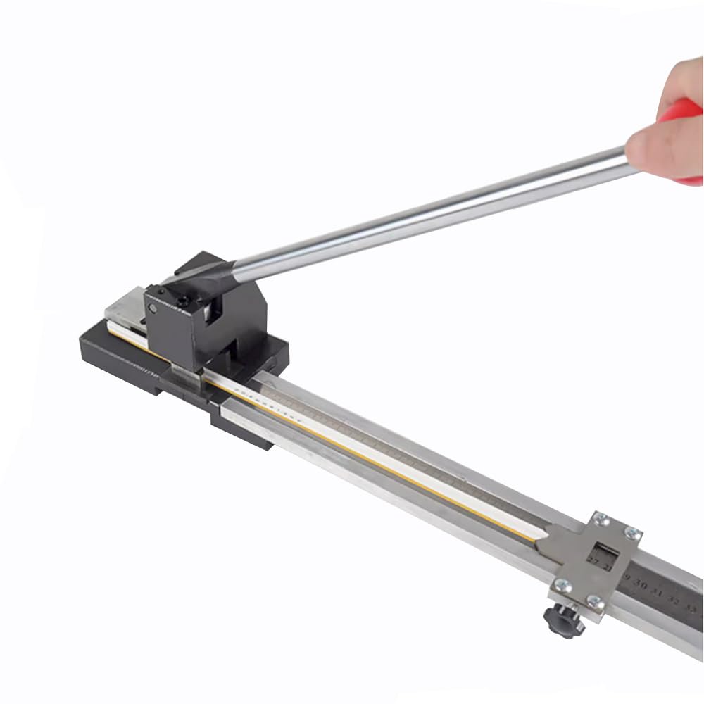 Manual PVC Creasing Matrix Cutter - 19.6 Inch Cutting Length, 90 degree Precision Angle, for PVC, Paper Base